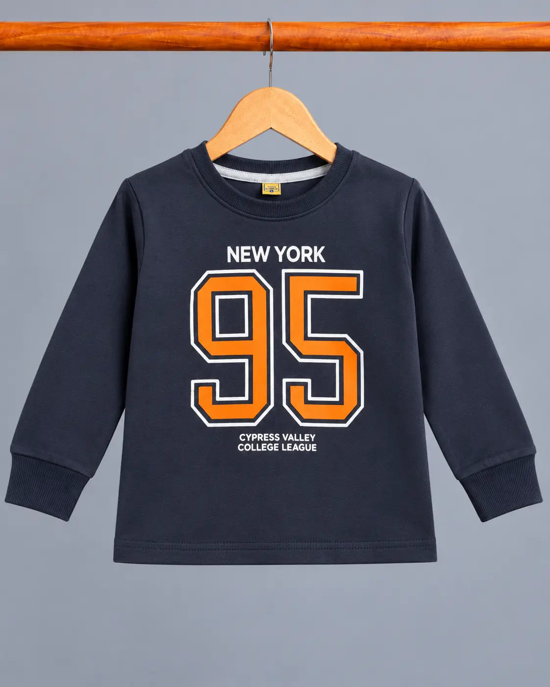 Kid's New York 95 Printed long Sleeves Shirt - LS-151