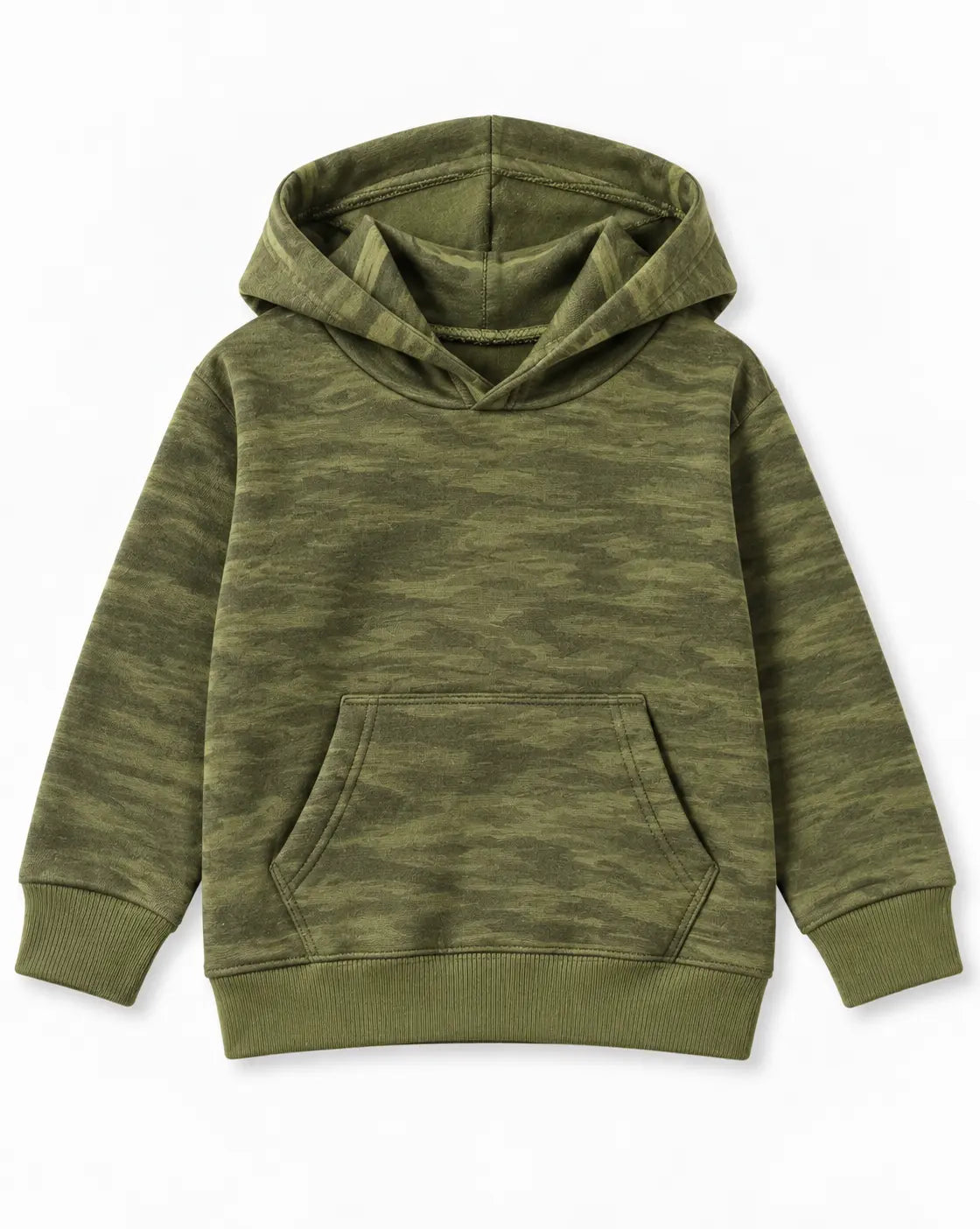 Kids Textured Print Fleece Winter Hoodies for boys and Girls - HD-067