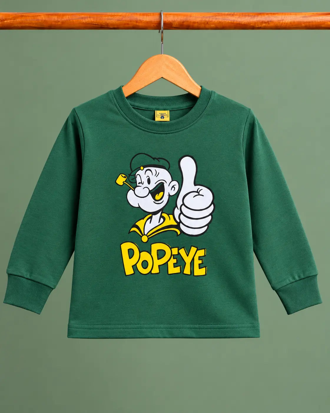 Kid's Popeye Printed long Sleeves Shirt - LS-158