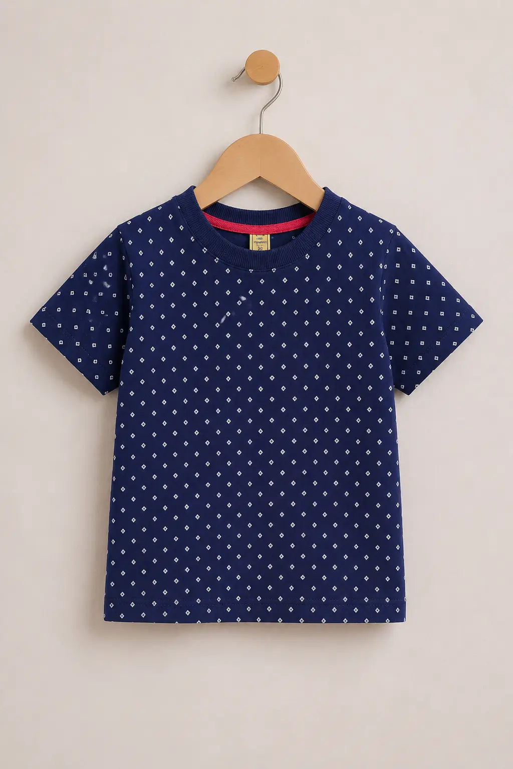 Junior Republic Kid's All over dotted Print Tee Shirt
