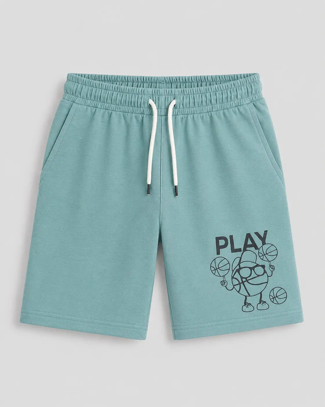Junior Republic KID'S Lets play Printed Summer Cotton Jersey Shorts
