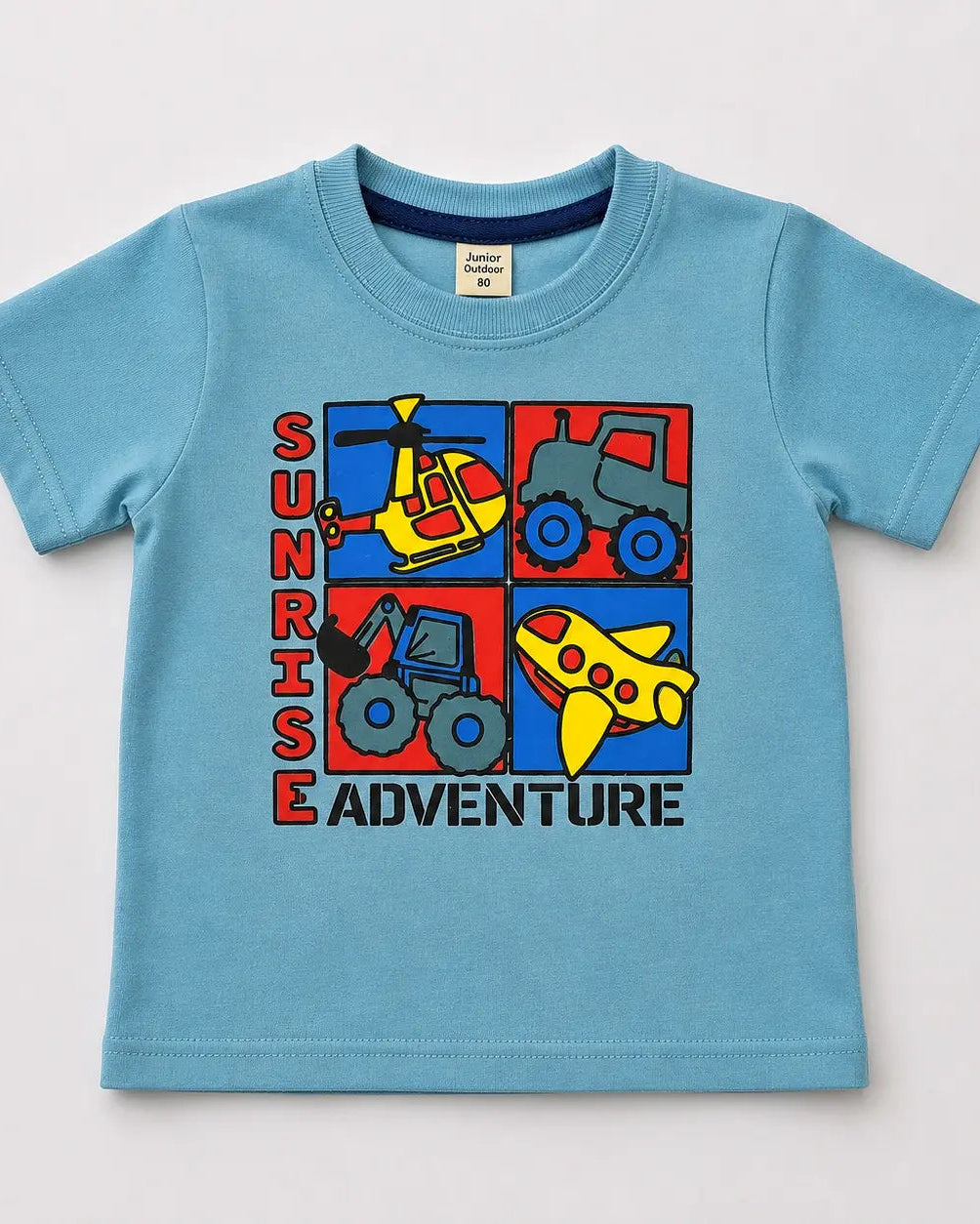 Junior Republic Kid's Sunrise Printed Tee Shirt