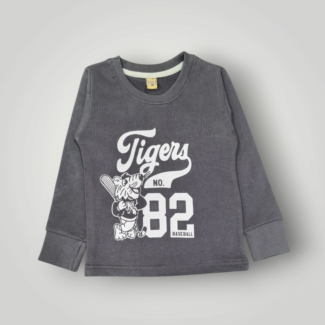 Junior Republic Kid's Tiger Printed long Sleeves Shirt