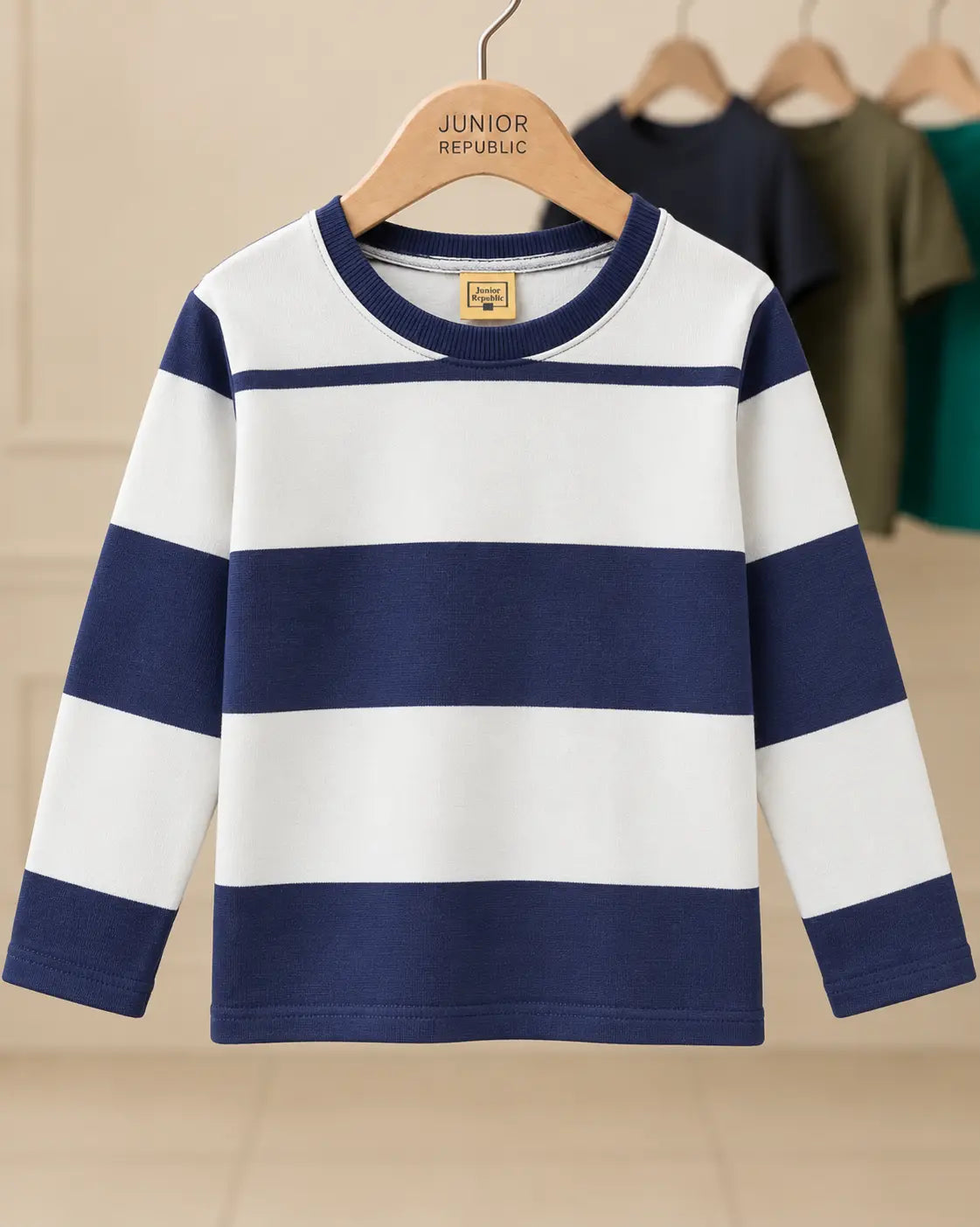 Kid's Stripes Style long Sleeves Shirt