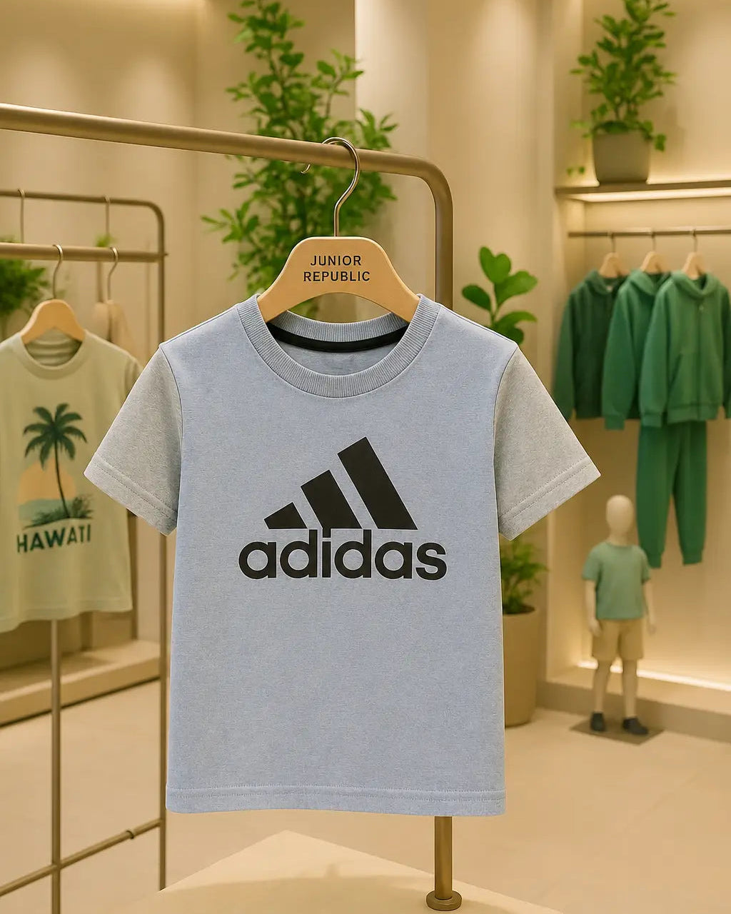 Junior Republic Kid's Adidas Printed Tee Shirt
