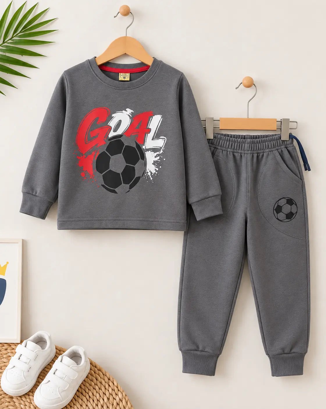 Goal Printed Twin Set for Mid Season – French Terry- FTS-013