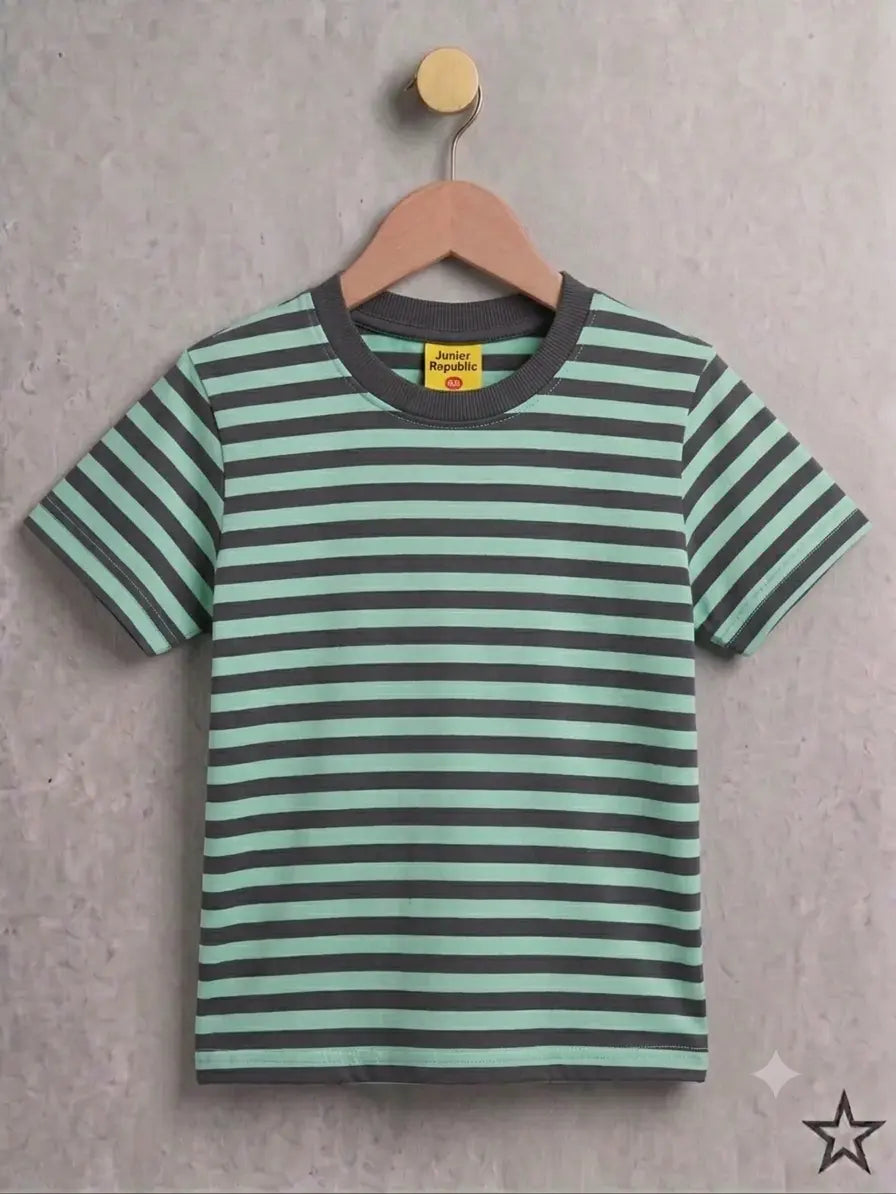 Junior Republic Kid's Stripes style Tee Shirt