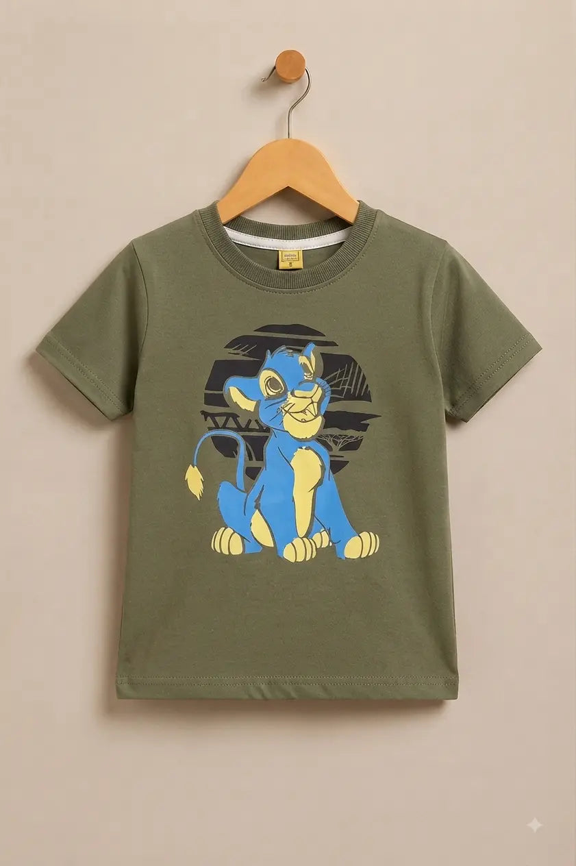 Junior Republic Kid's Lion King Printed Tee Shirt