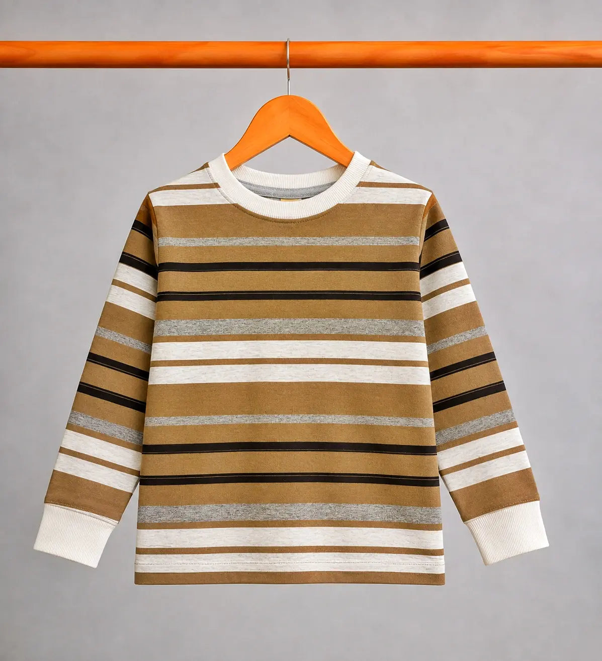 Junior Republic Kid's Stripes Style long Sleeves Shirt