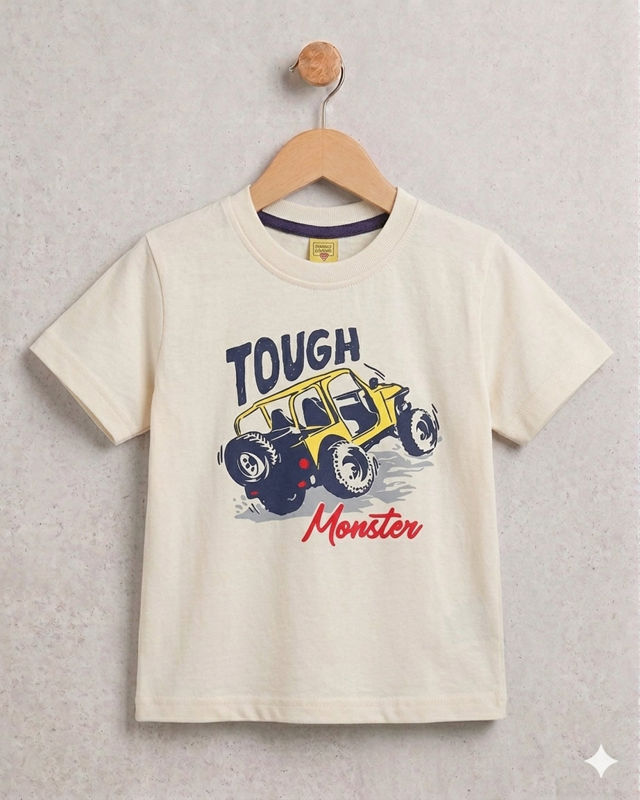 -Minor Fault- Junior Republic Kid's Tiger Printed Tee Shirt