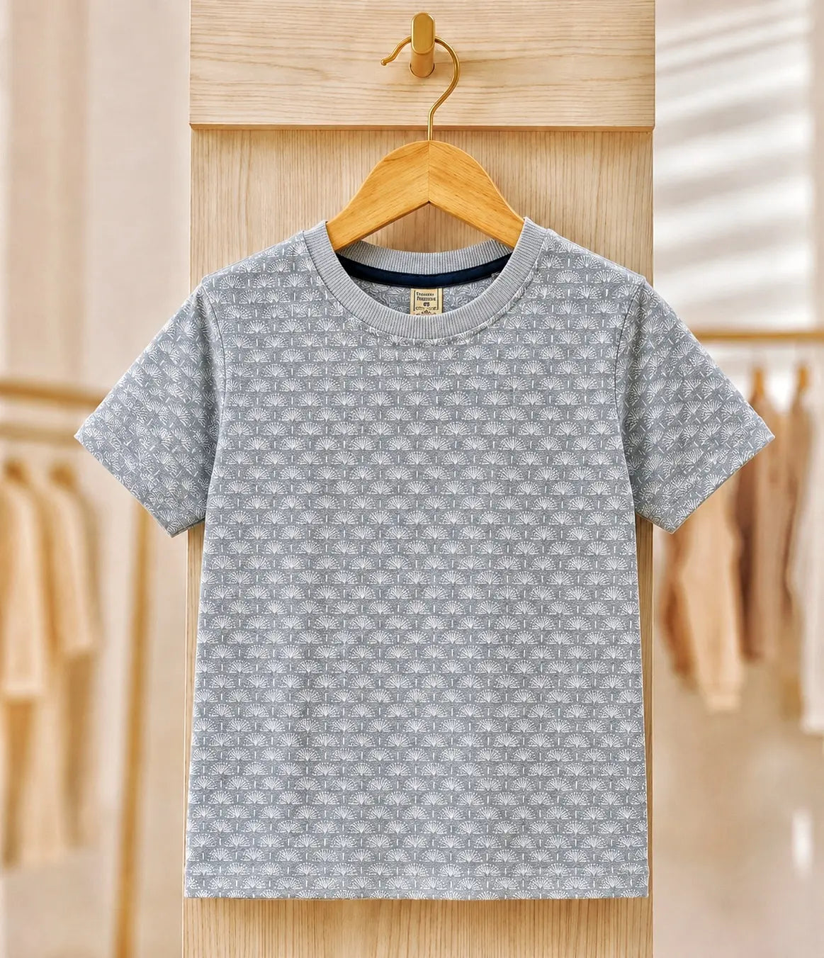Junior Republic Kid's All over Check Print Tee Shirt