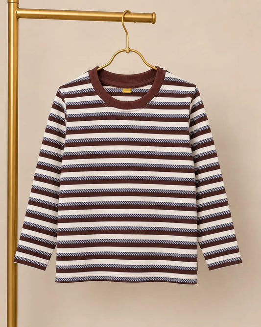 Kid's Stripes Style long Sleeves Shirt