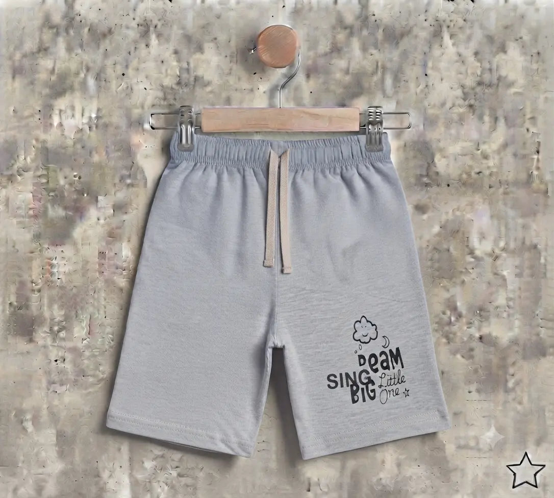 Junior Republic KID'S Dream Big Printed Summer Cotton Jersey Shorts