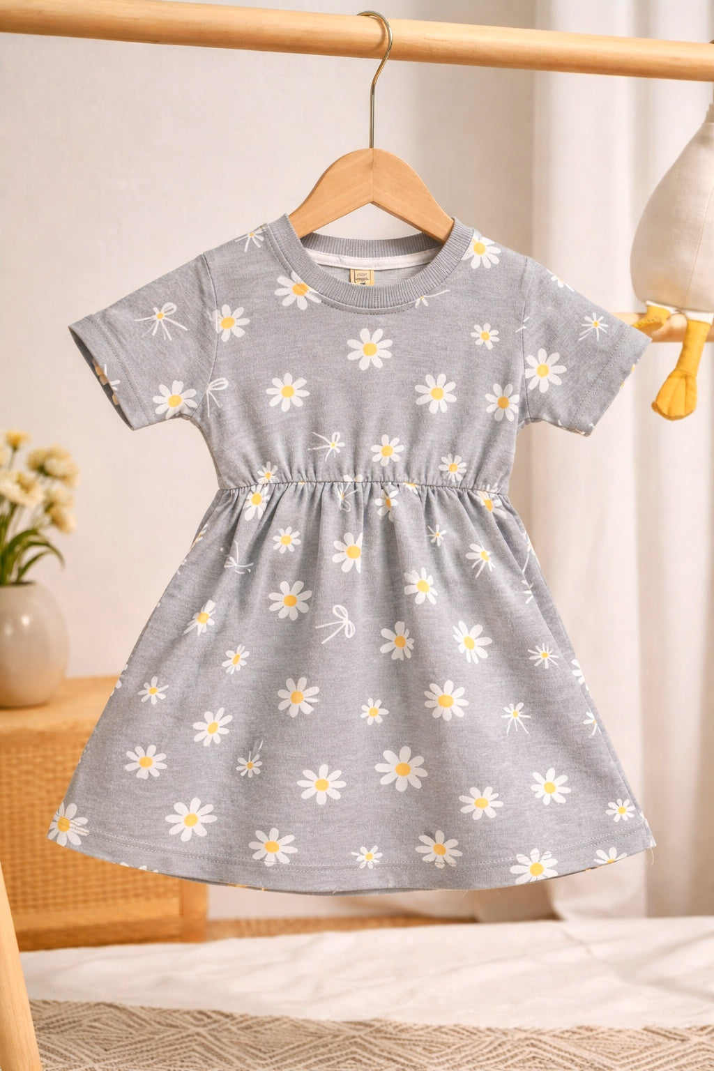 Junior Republic Girls Daisy, Floral Printed Summer Frock