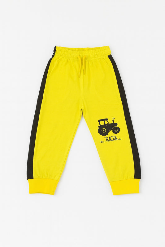 Junior Republic Cotton Jersey Mid Season Tractor Printed Trouser - Rs. 399 SALE