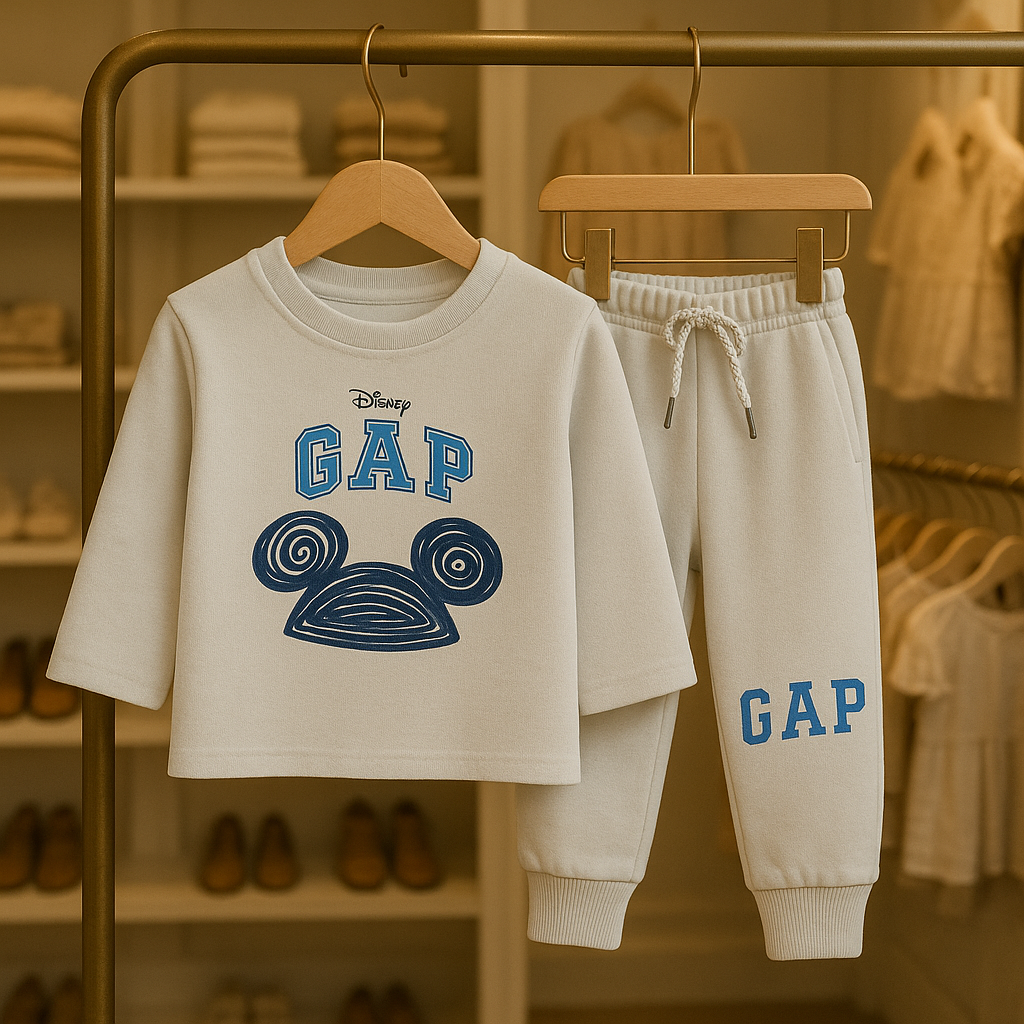 Junior Republic Kid's GAP Printed Fleece Winter Suit