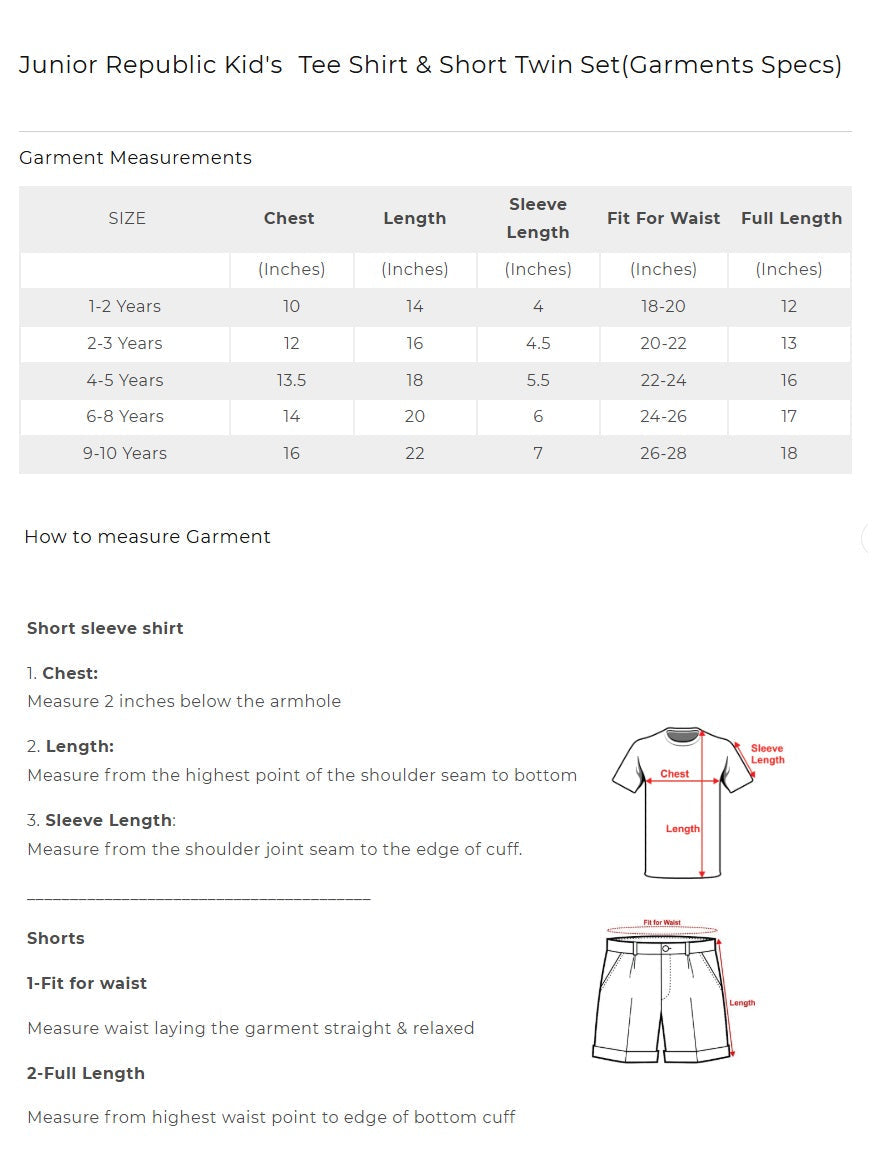 Junior Republic Kid's Ronaldo CR7 Printed Active Wear Twin Set