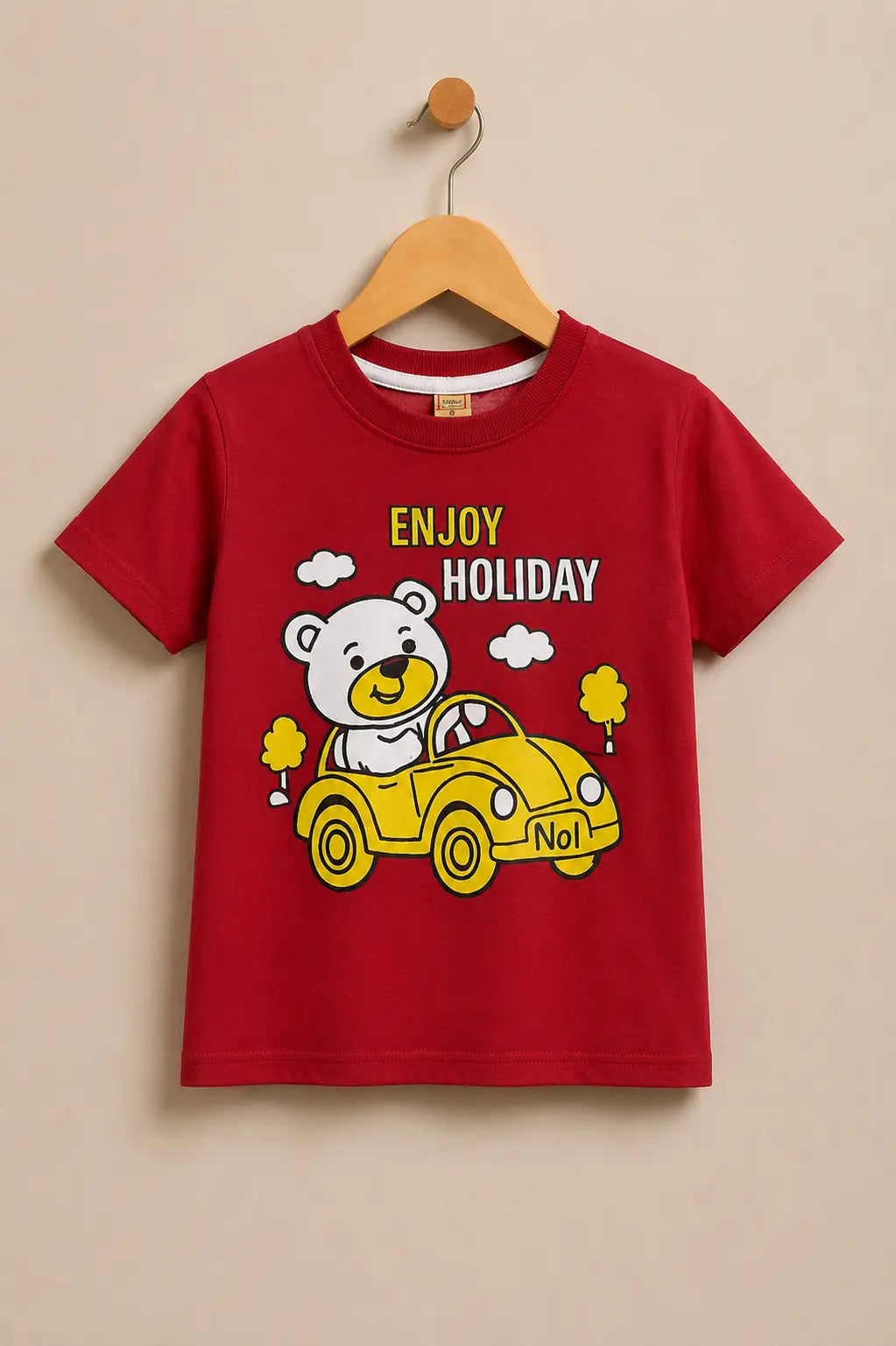 Junior Republic Kid's Enjoy Holiday Printed Tee Shirt