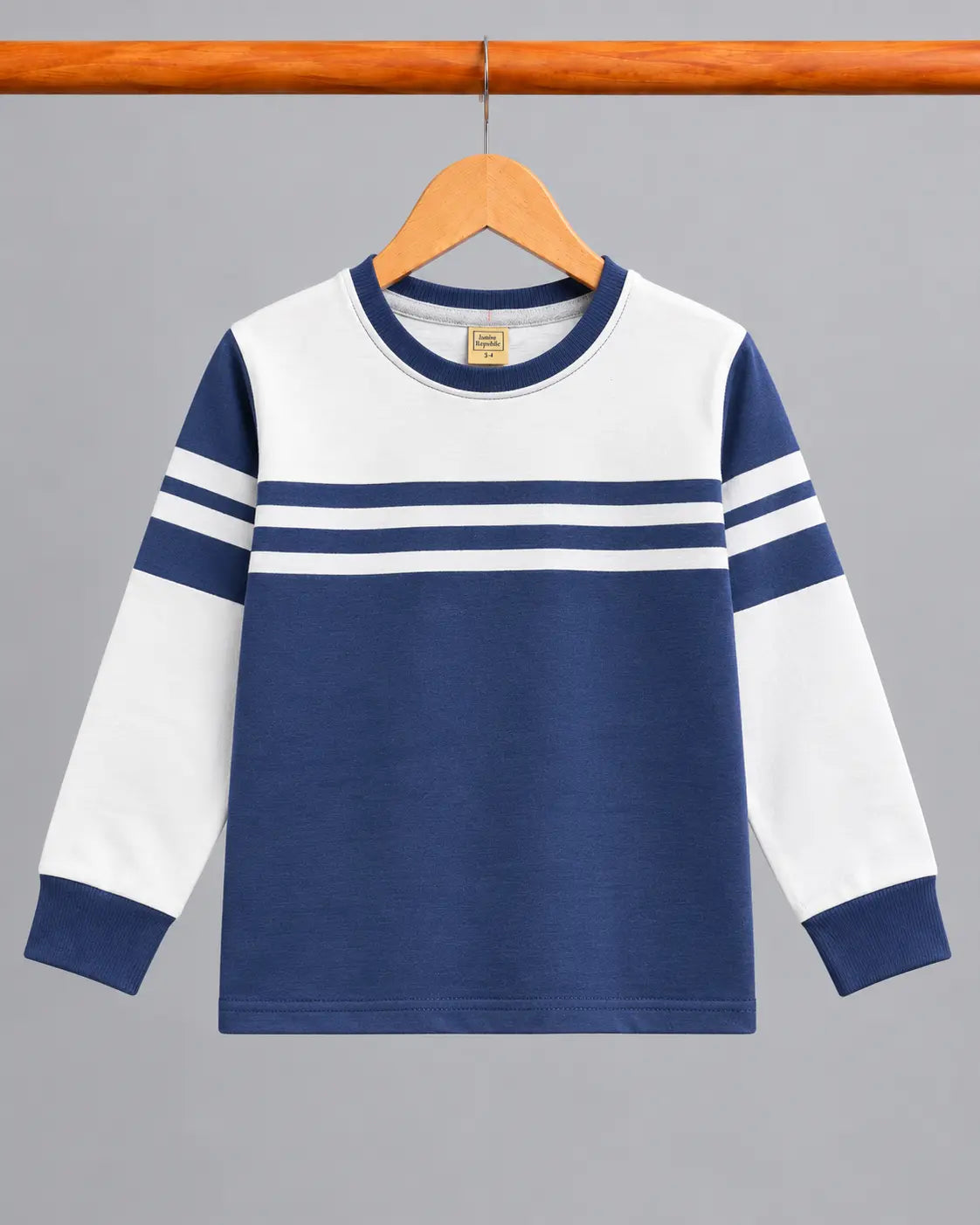Kid's Stripes Style long Sleeves Shirt - LS-143