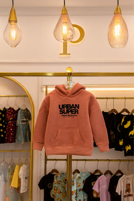 Junior Republic Urban Super Printed Kids Fleece Winter Hoodies for Boys and Girls