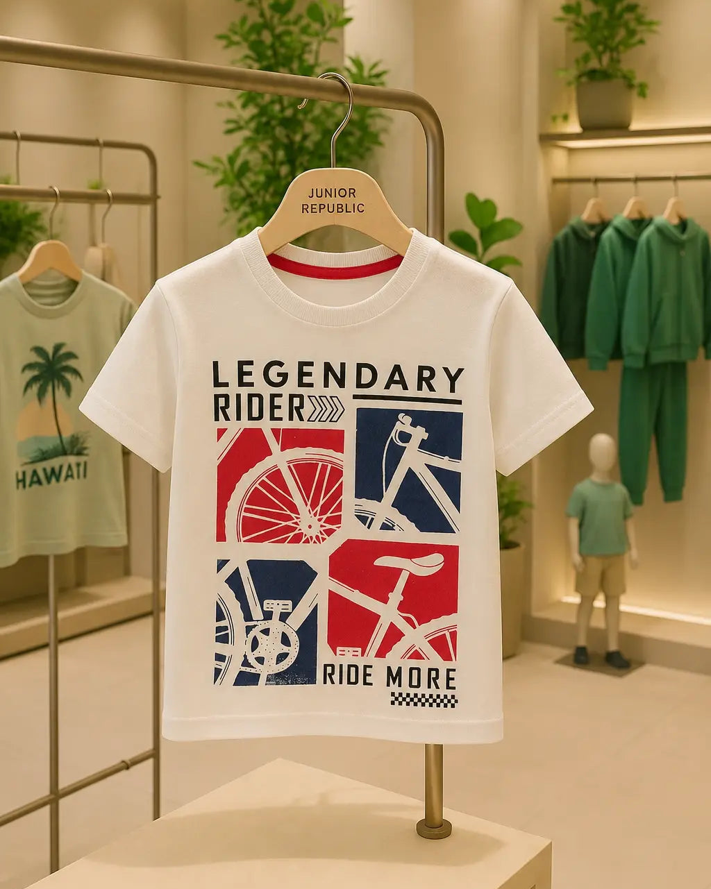 Junior Republic Kid's Legendary Printed Tee Shirt