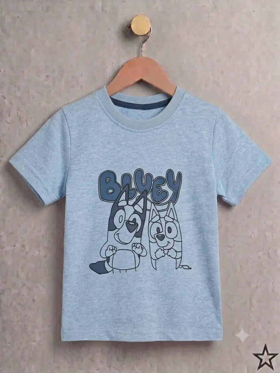 Junior Republic Kid's Bluey Printed Tee Shirt