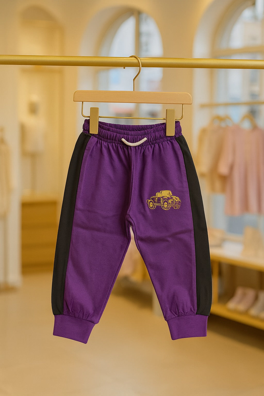 Junior Republic Cotton Jersey Mid Season Car Printed Trouser - Rs. 499 SALE