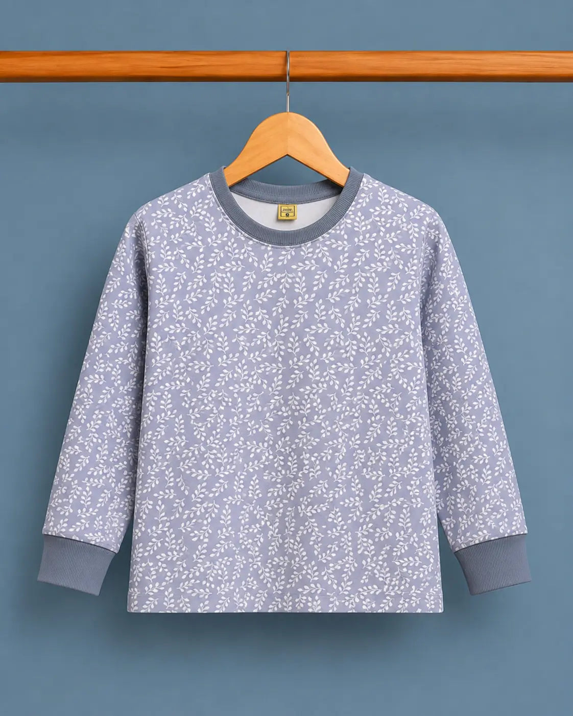 *Minor Fault* Kid's Leafy all over print long Sleeves Shirt - LS-104