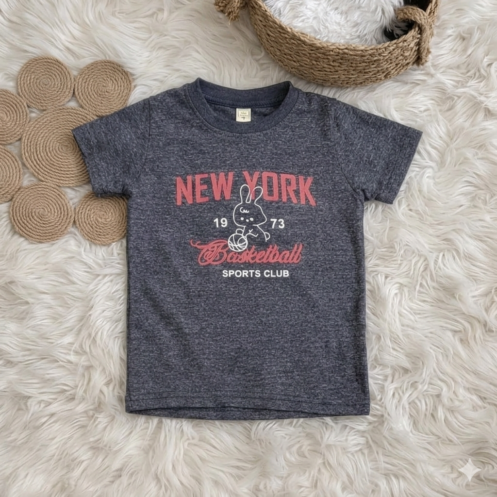 Junior Republic Kid's New york Printed Tee Shirt