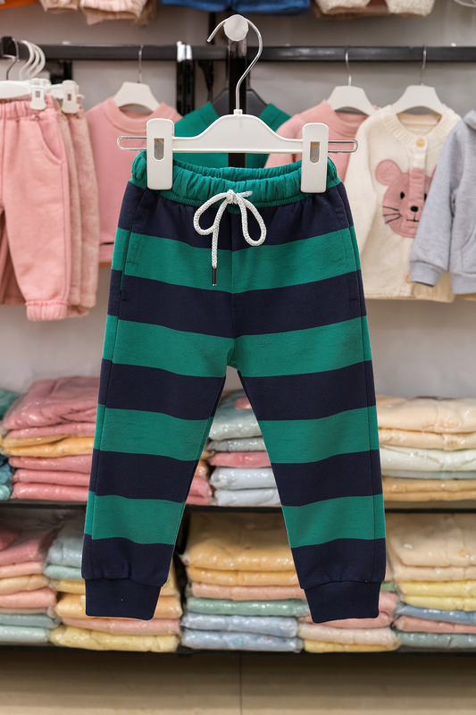 Junior Republic Cotton Jersey Mid Season Stripes Style Trouser - Rs. 499 SALE