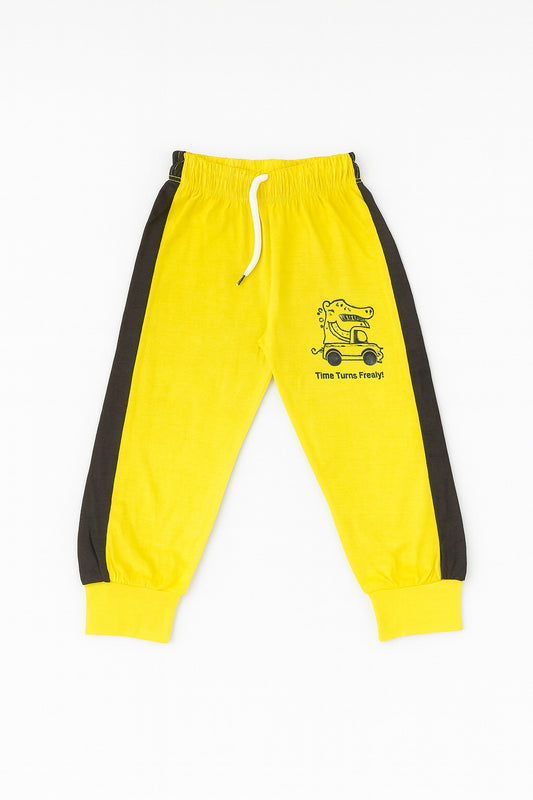 Junior Republic Cotton Jersey Mid Season Here Comes Trouble Printed Trouser - Rs. 399 SALE