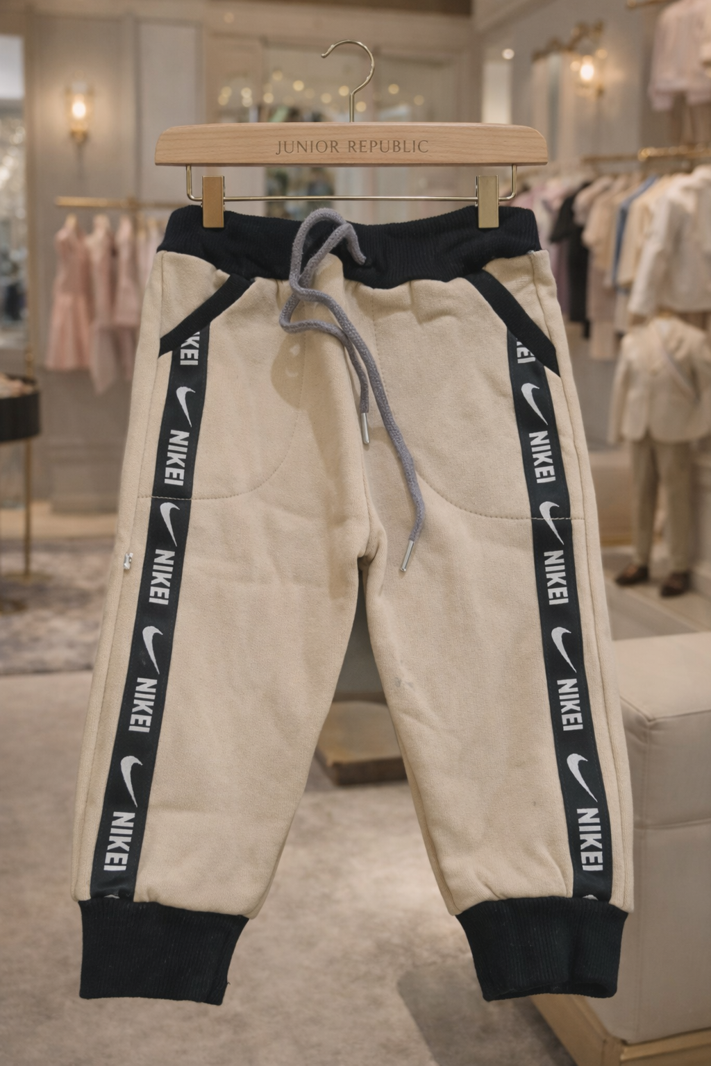 J unior Republic Nike Printed Fleece Winter Trouser - Rs. 399 SALE