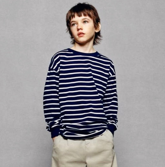 Junior Republic Cotton Jersey Stripes Style Long Sleeve Shirt - Rs. 499 SALE