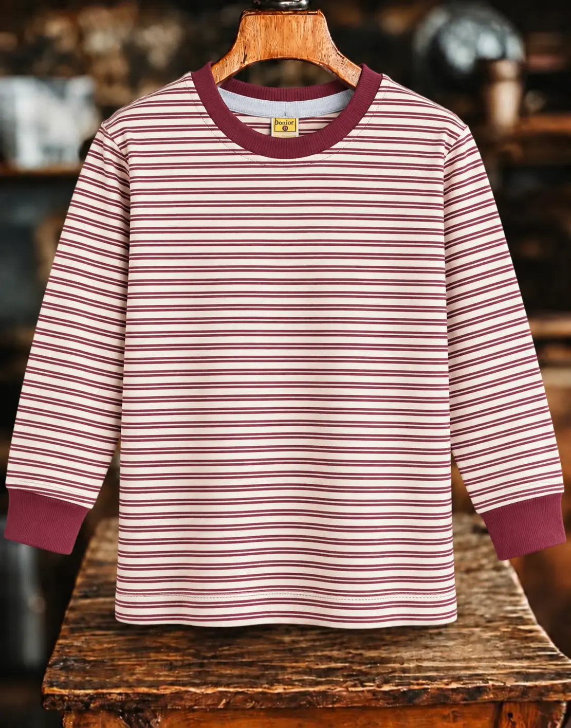 Kid's Stripes Style long Sleeves Shirt - LS-122