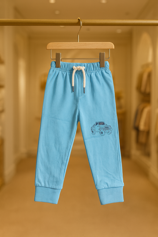 Junior Republic Cotton Jersey Mid Season Truck Printed Trouser - Rs. 499 SALE