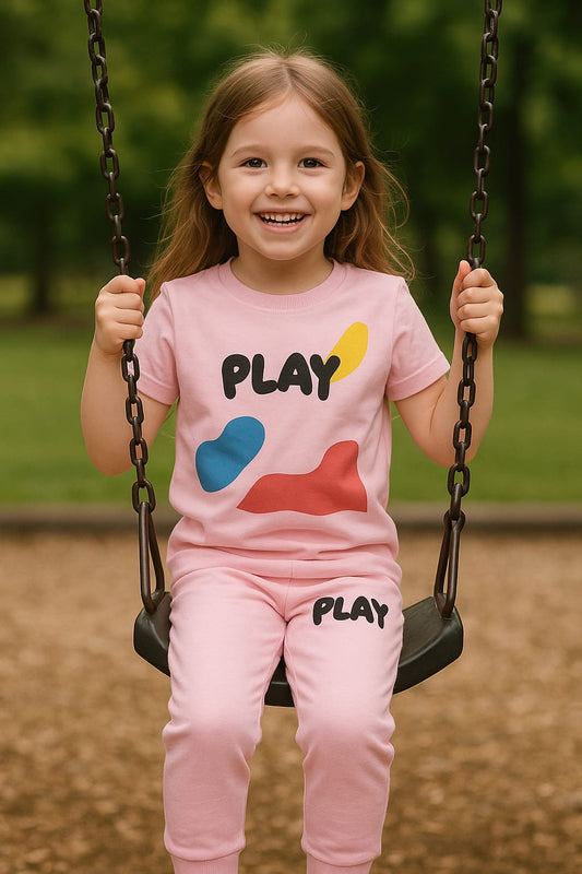 Junior             Republic Kid's Play Printed Trouser Shirt Summer Suit