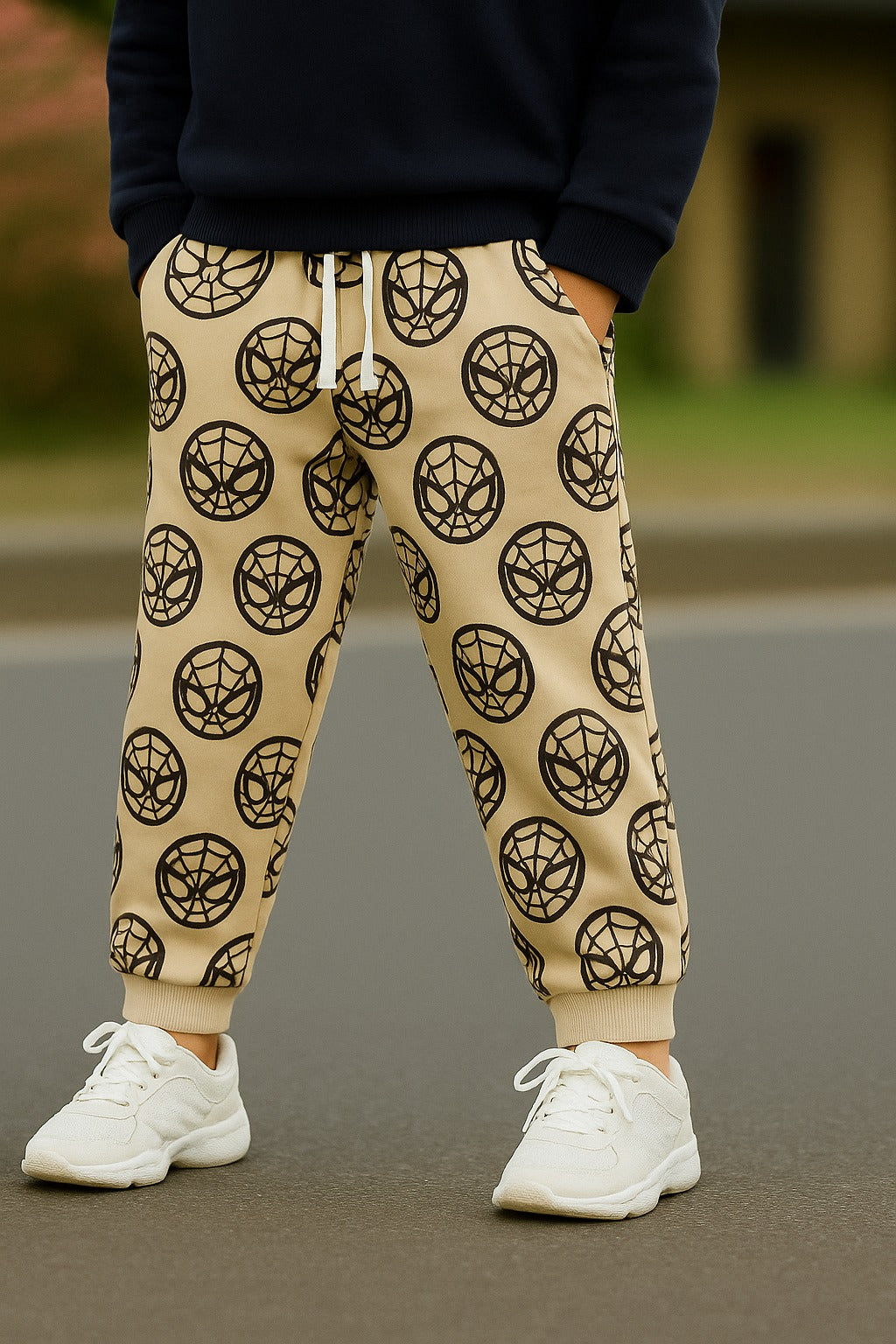 Junior Republic Cotton Jersey Mid Season Spiderman Printed Trouser - Rs. 399 SALE