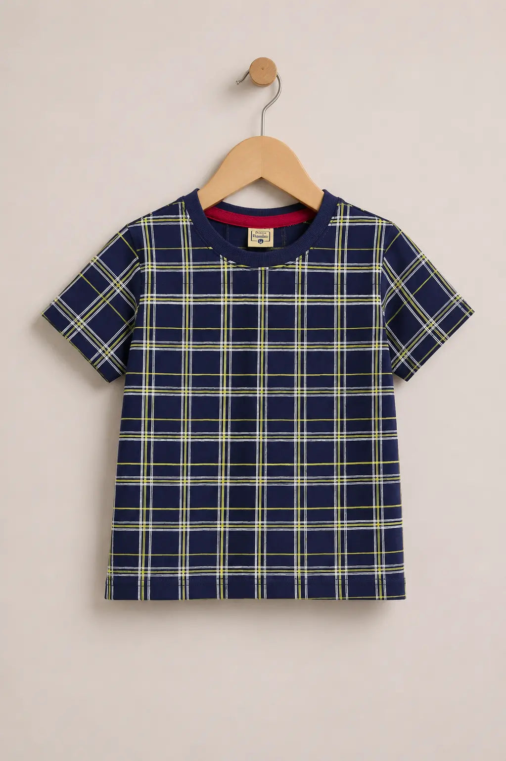 Junior Republic Kid's All over Check Print Tee Shirt