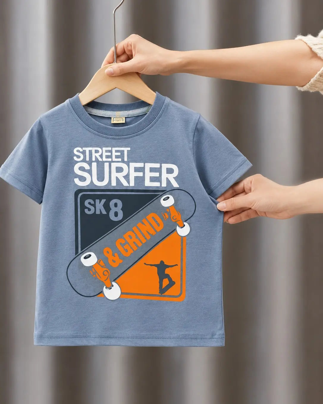 Kid's Street Surf Printed Tee Shirt