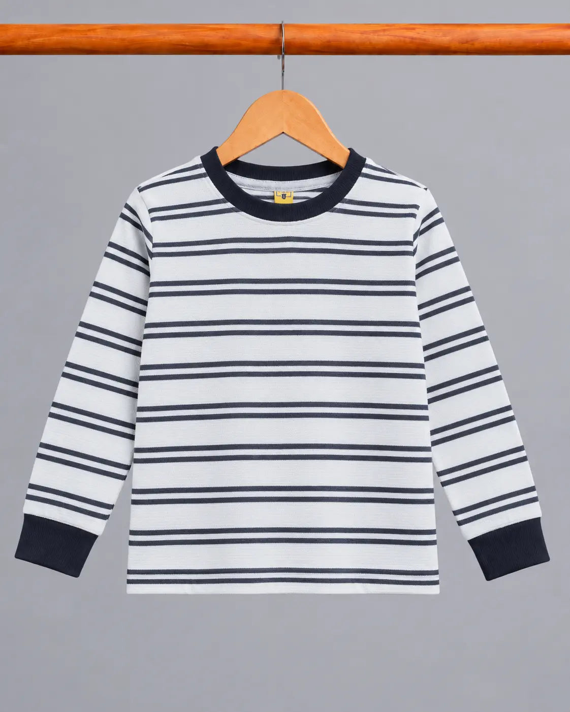 Kid's Stripes Style long Sleeves Shirt - LS-098