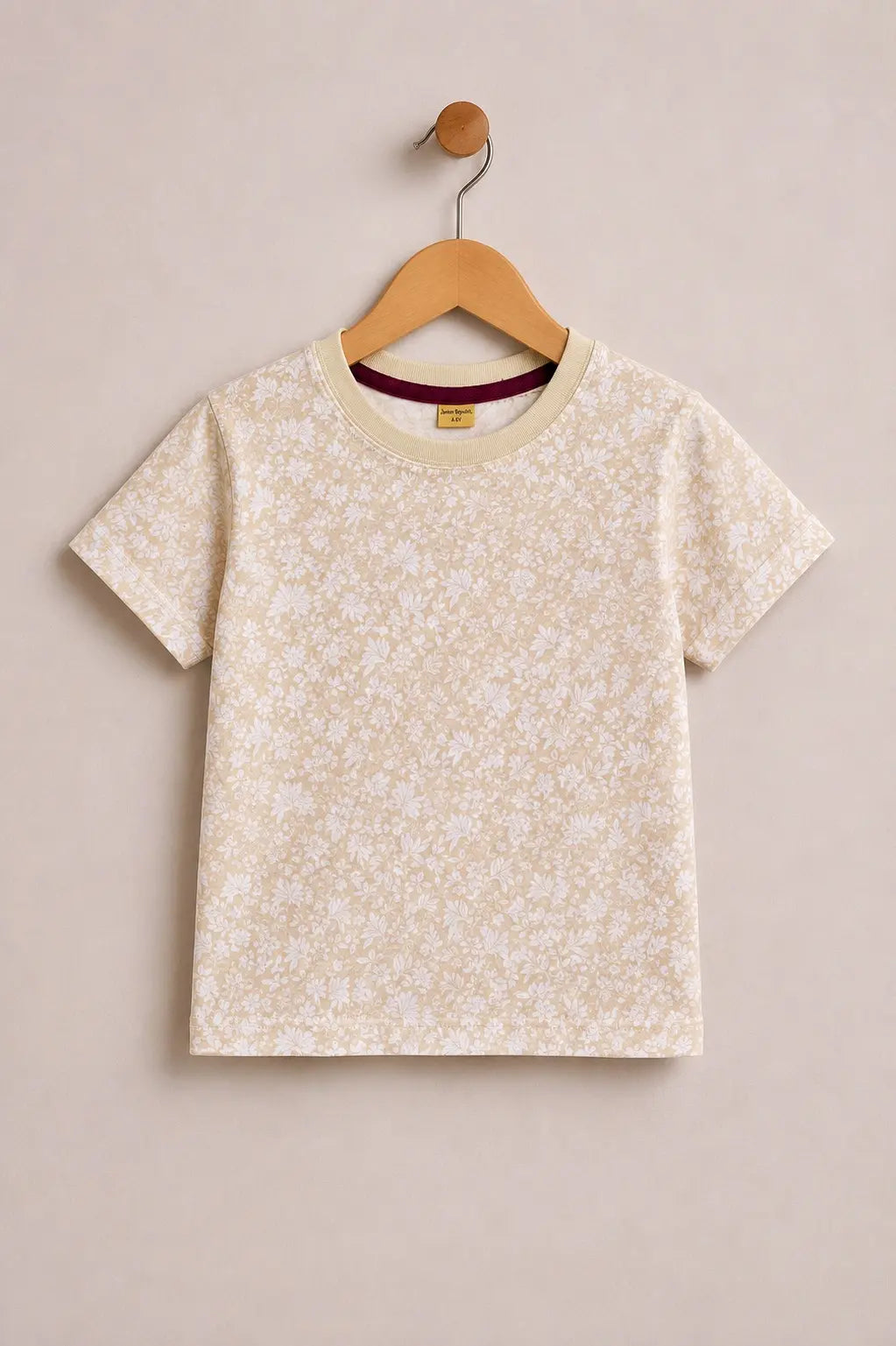 Junior Republic Kid's All over floral Print Tee Shirt