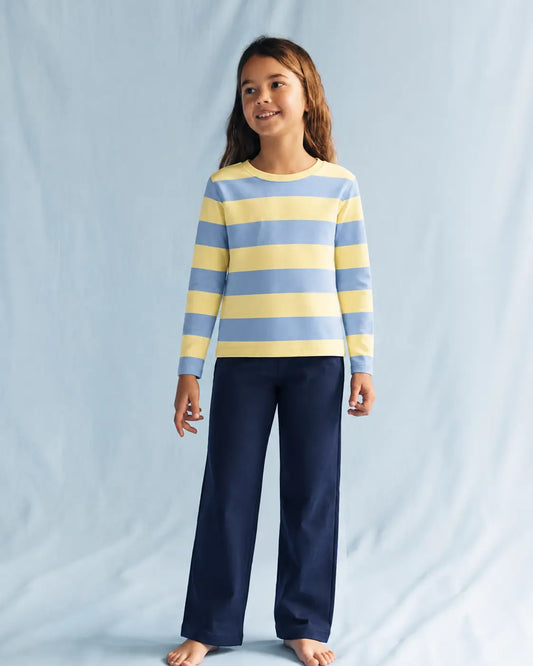 Junior Republic Kid's Stripes Style long Sleeves Shirt
