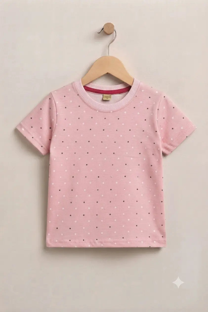 Junior Republic Kid's All over Star Print Tee Shirt
