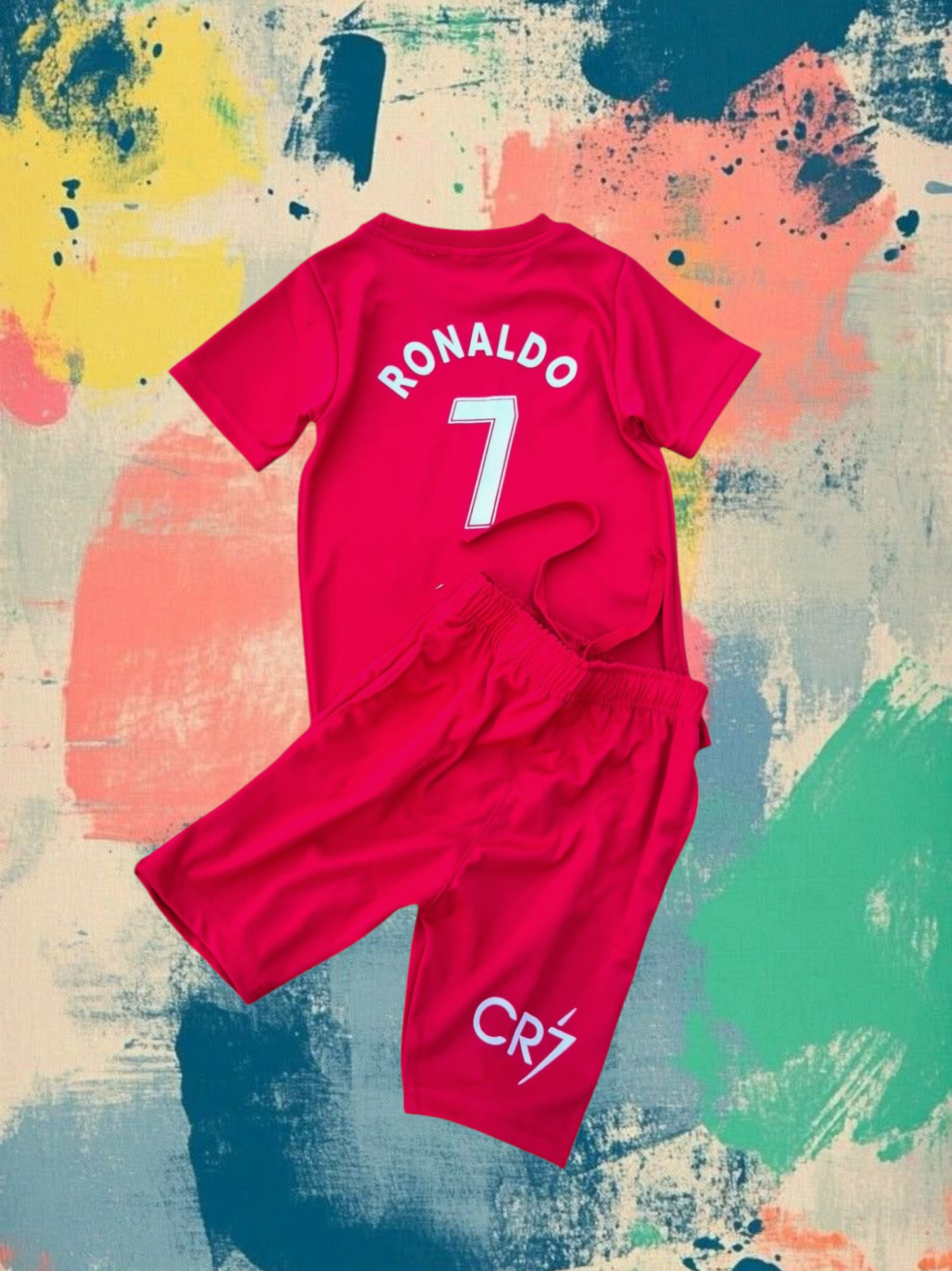 Junior Republic Kid's Ronaldo CR7 Printed Active Wear Twin Set