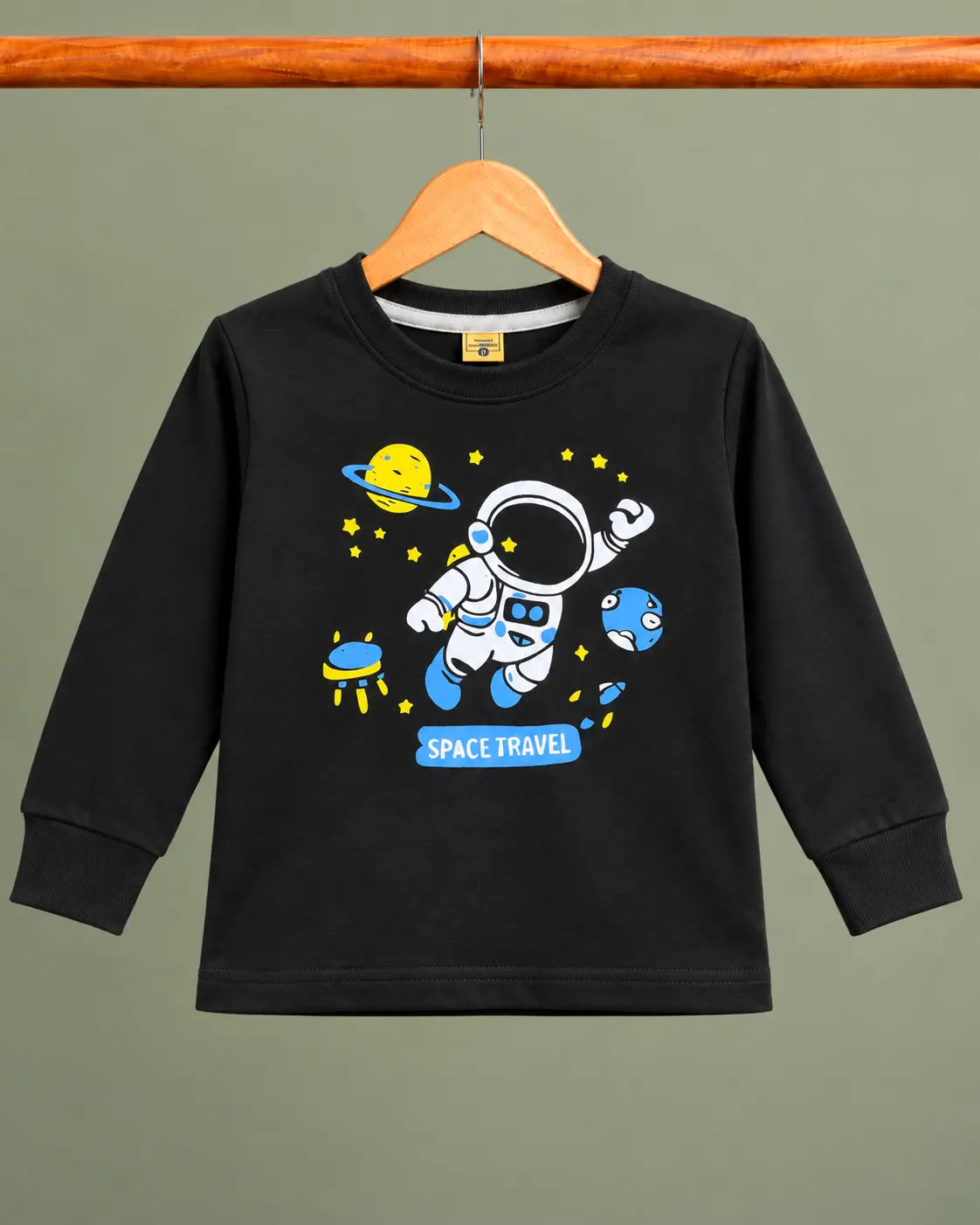 Kid's Space Travel Printed long Sleeves Shirt - LS-159