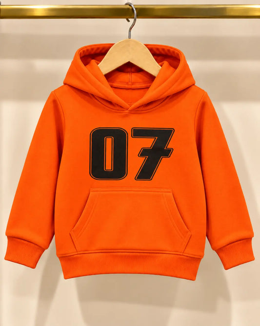 Kids 07 Printed Fleece Winter Hoodies for boys and Girls - HD-070