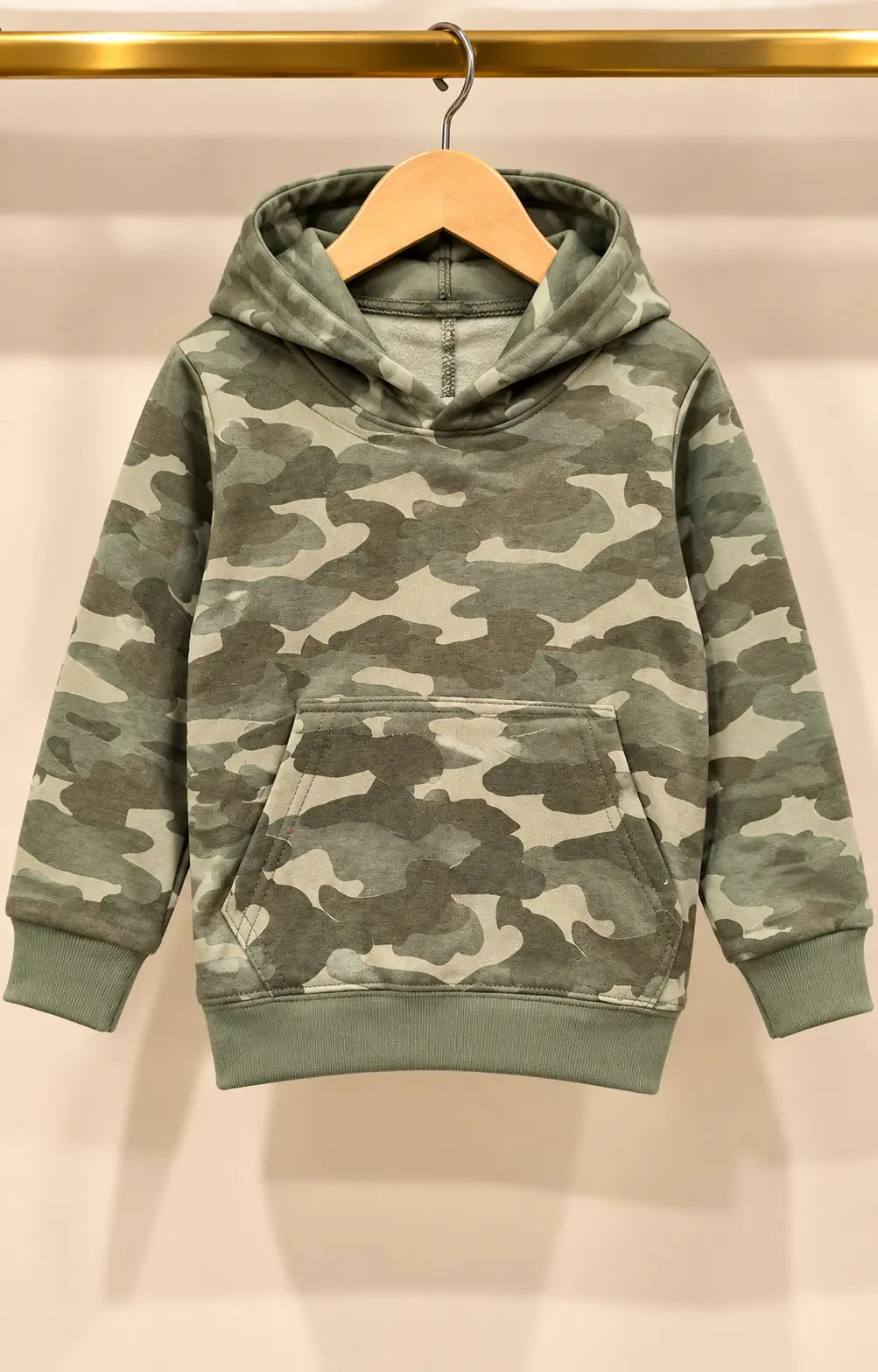 Kids Camo All over Print Fleece Winter Hoodies for boys and Girls - HD-088