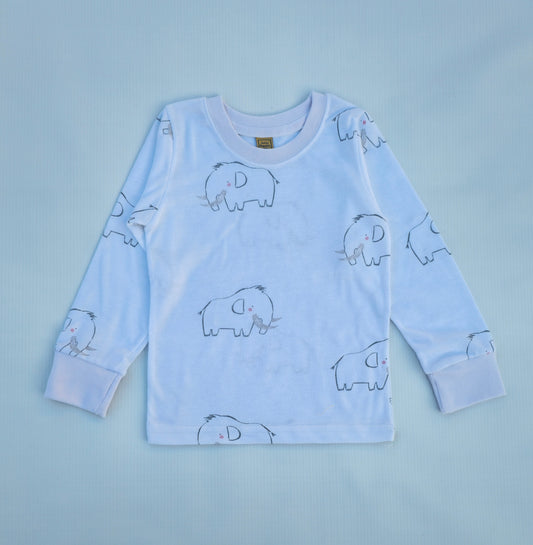 Junior Republic  Kid's Elephant Printed long Sleeves Shirt