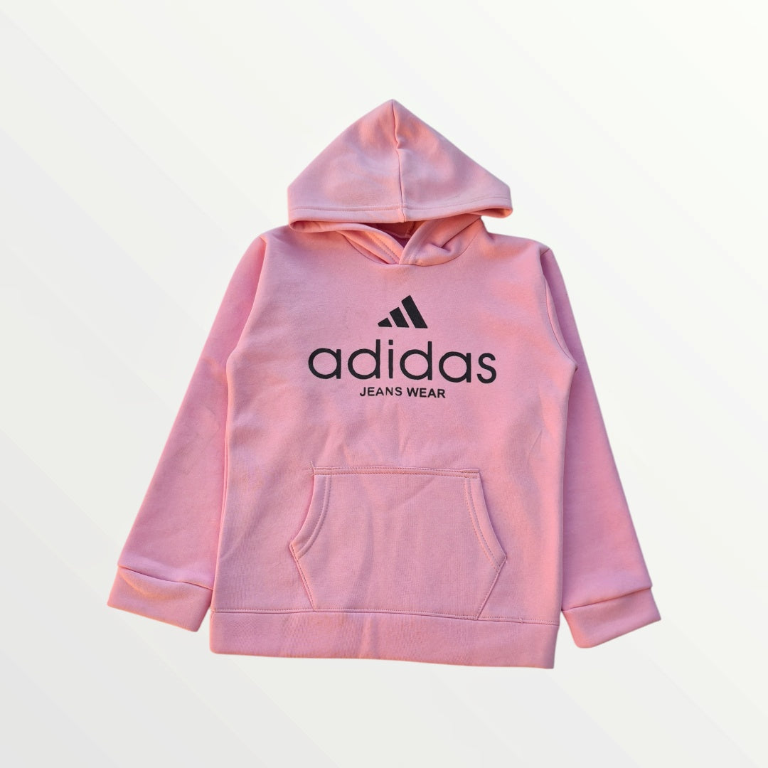 Junior Republic Adidas Printed Kids Fleece Winter Hoodies for Girls