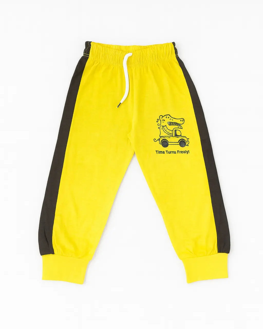Junior Republic Cotton Jersey Here Comes Trouble Printed Summer Trouser